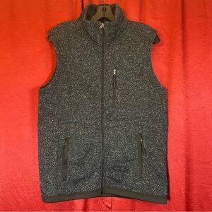 Powder River Outfitters by PanHandle Special Knit Melange Vest Black Small NWT